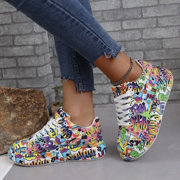 Graffiti Casual Shoes